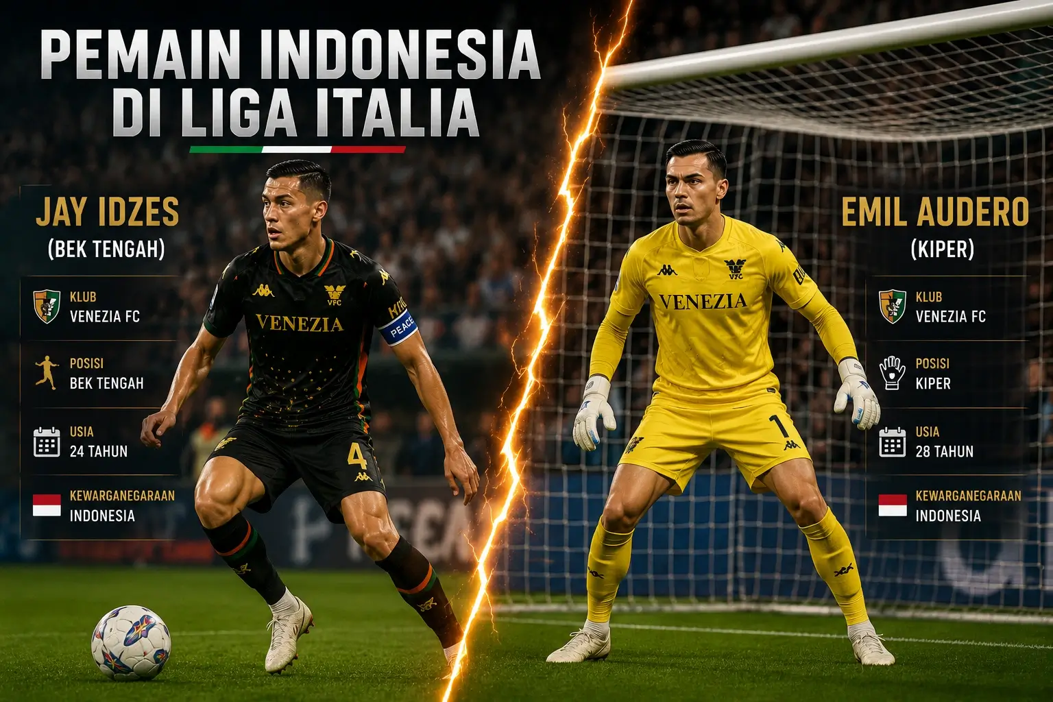 Daftar Pemain Indonesia di Liga Italia + Profil dan Klubnya