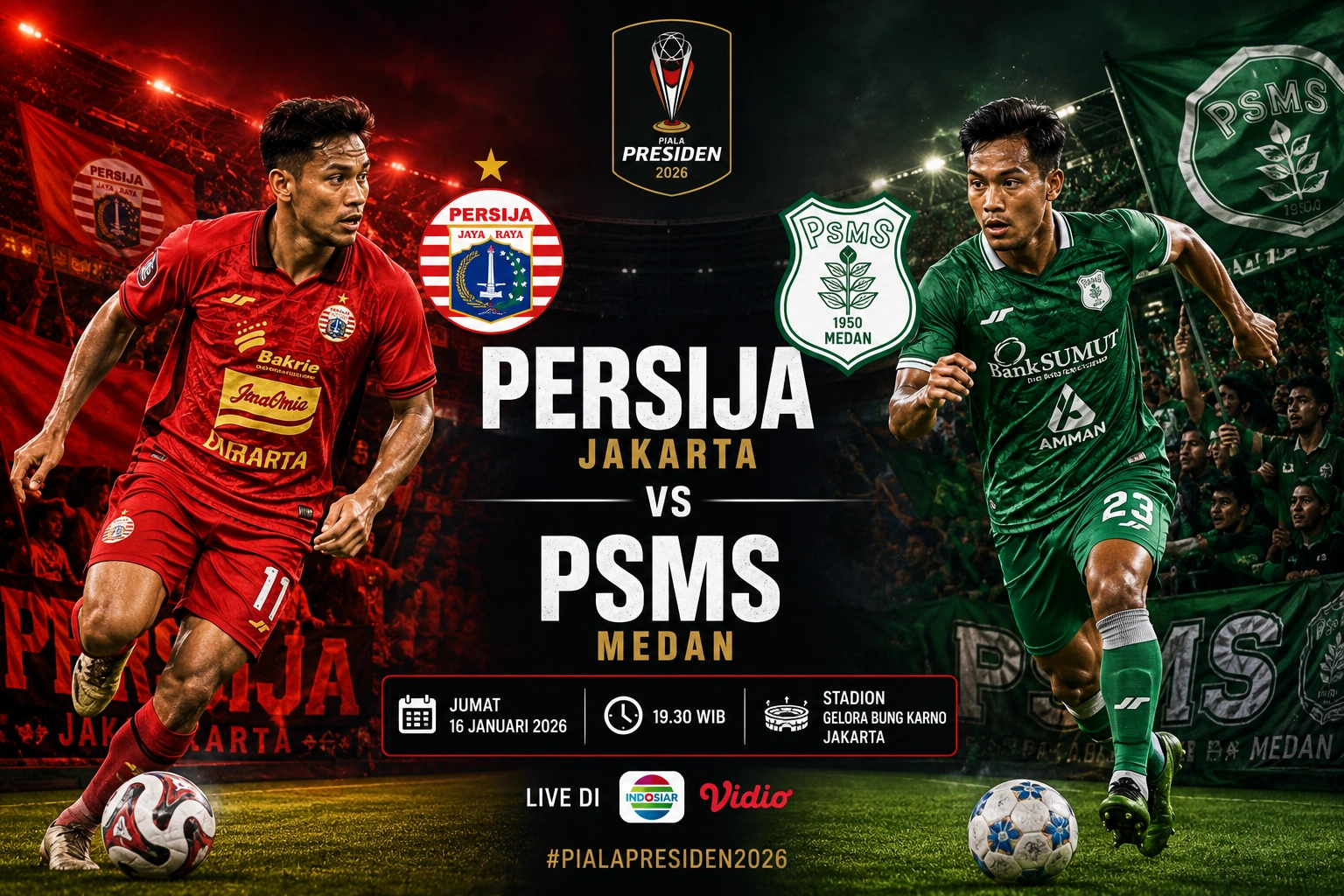Prediksi Persija Jakarta vs PSMS Medan 2026 + Head to Head dan Statistiknya