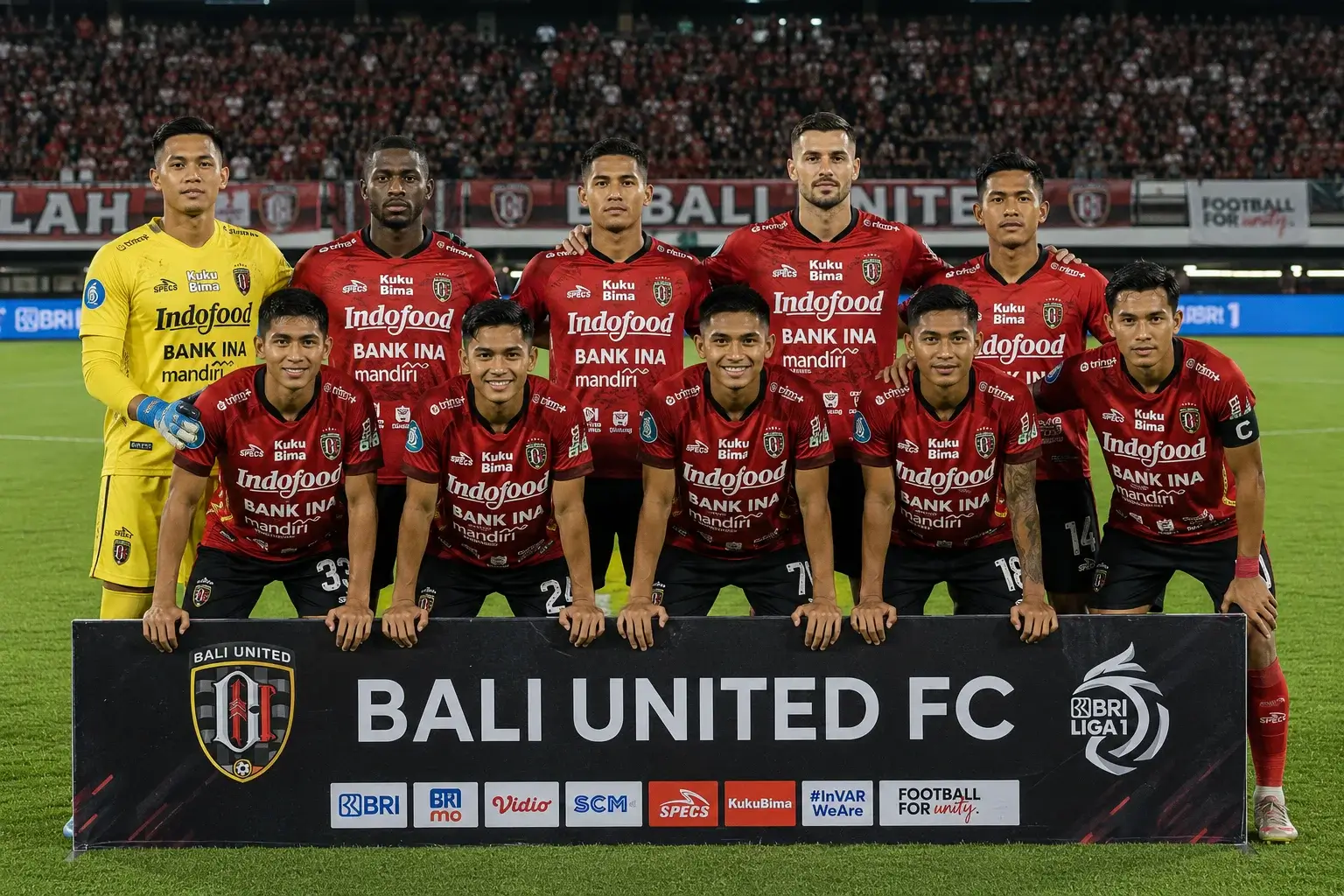 Daftar Nama Pemain Bali United Terbaru dan Nomor Punggung
