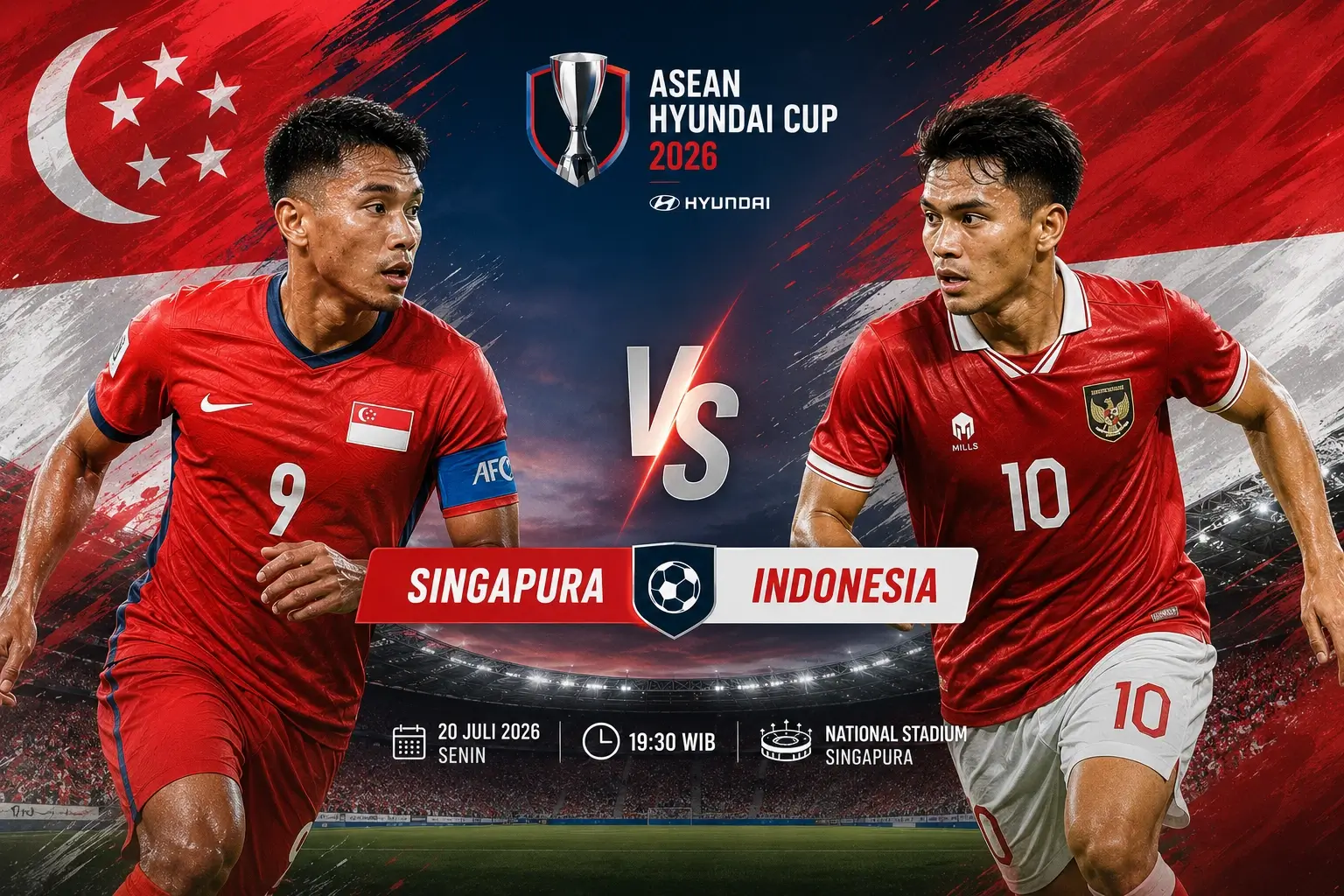 Prediksi Singapura vs Indonesia: Statistik, Head to head dan Analisa