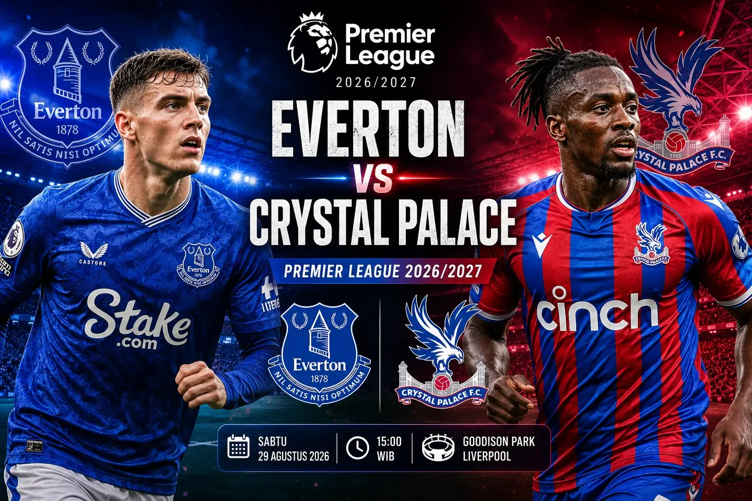 Prediksi Skor Everton vs Crystal Palace: Moyes Percaya Diri, Sage Hadapi Ujian Perdana bersama The Eagles 2 Prediksi Skor Everton vs Crystal Palace: Moyes Percaya Diri, Sage Hadapi Ujian Perdana bersama The Eagles