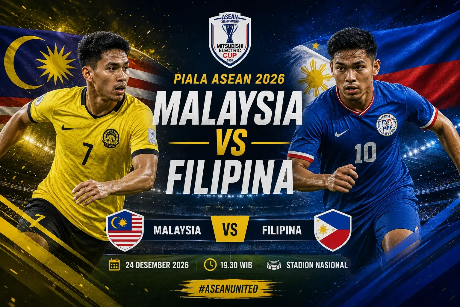 Prediksi Skor Malaysia vs Filipina & Jadwal Pertandingannya