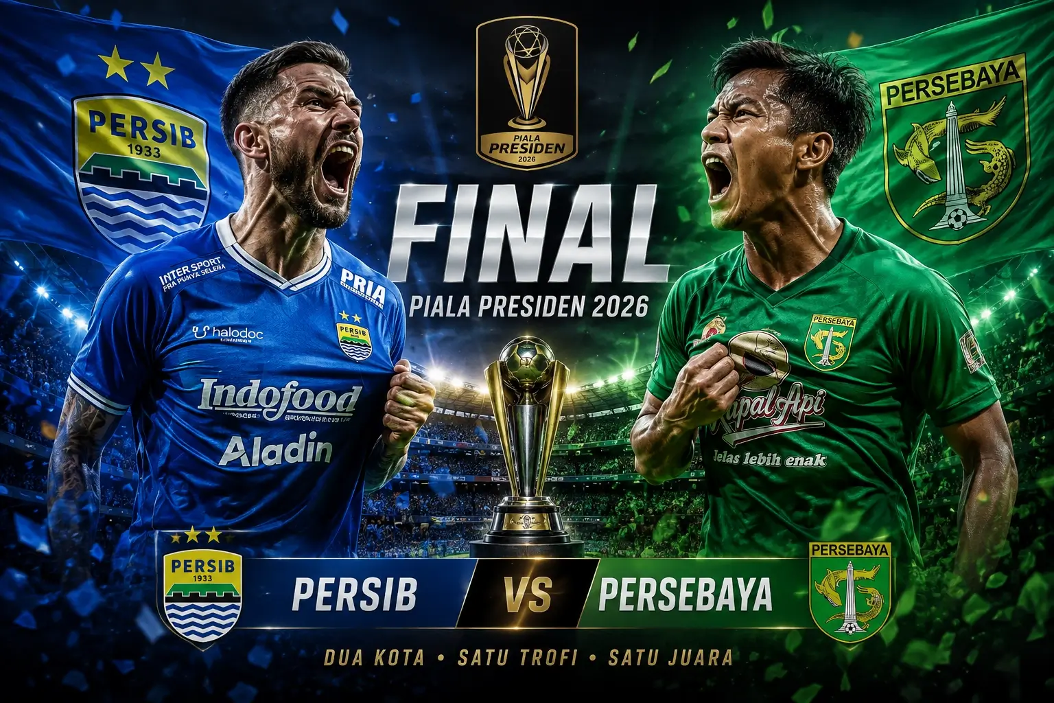 Prediksi Skor Persib vs Persebaya Final Piala Presiden 2026