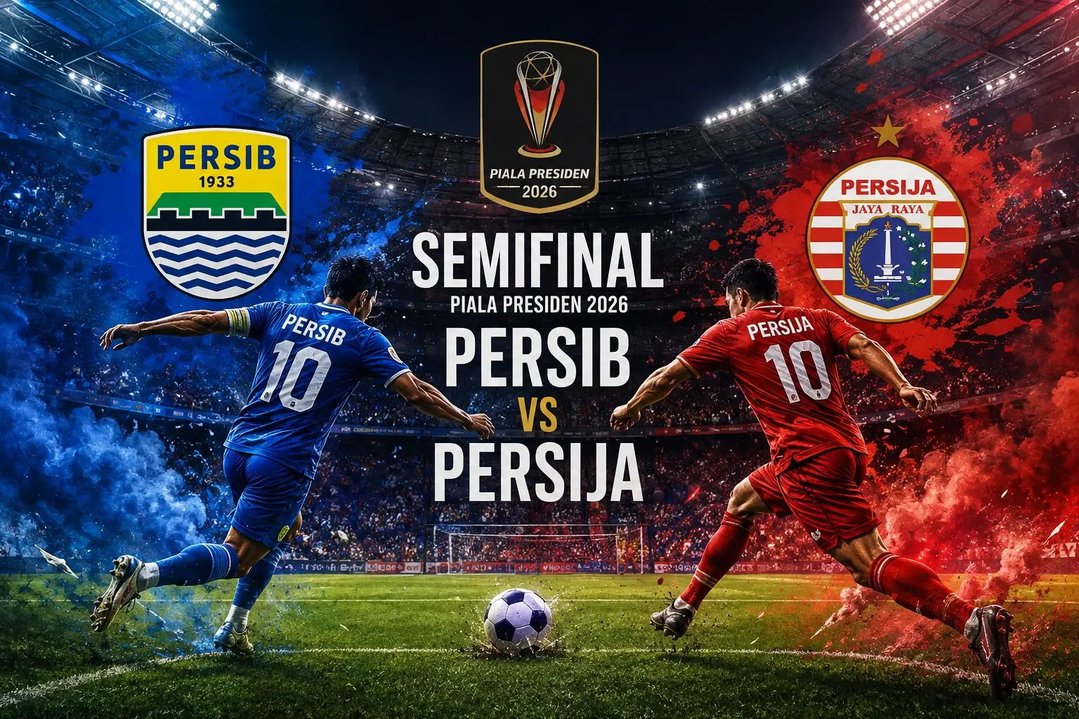Prediksi Skor Persib vs Persija Semifinal Piala Presiden 2026