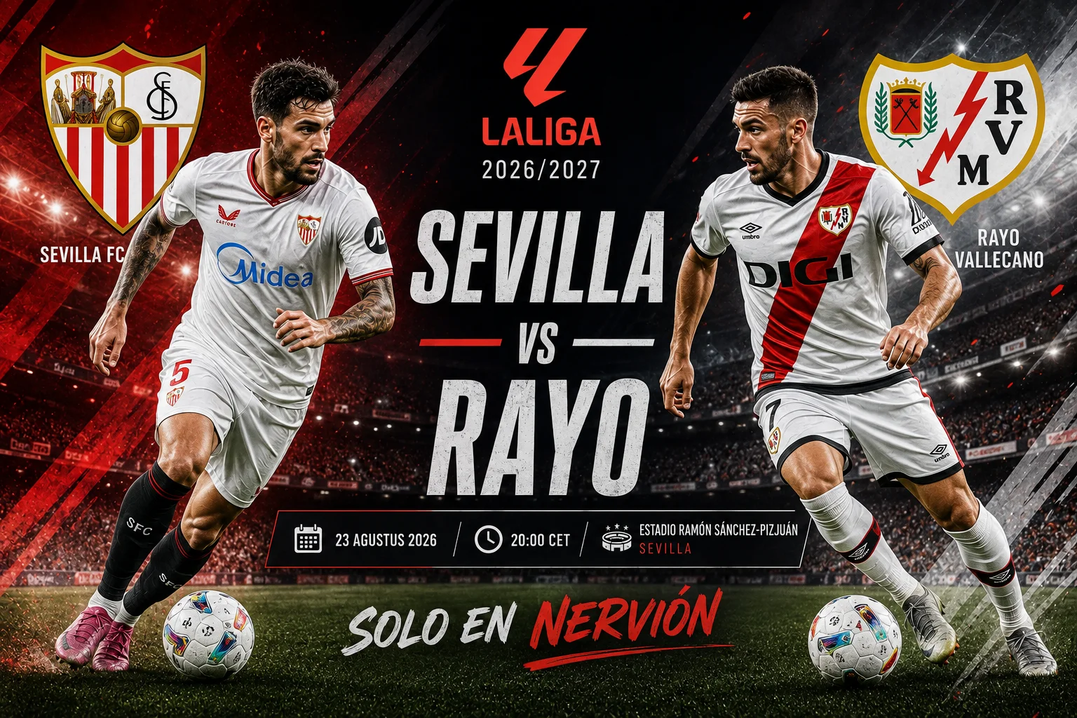 Prediksi Skor Sevilla vs Rayo Vallecano di Laga Pembuka La Liga 2026/2027